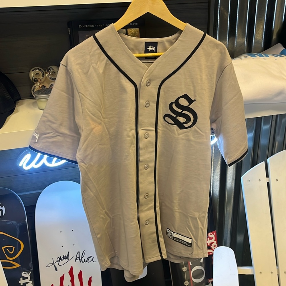 Stussy Baseball Jersey Size Medium NWOT
